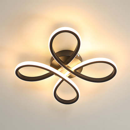 Contemporary Iron LED Bedroom Ceiling Light