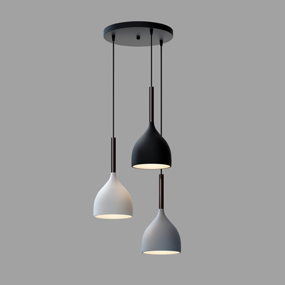 Modern Metal Triple Ceiling Lights