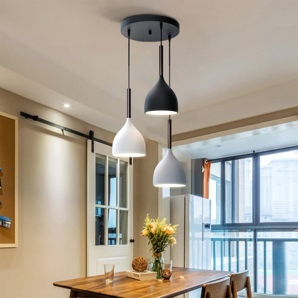 Modern Metal Triple Ceiling Lights