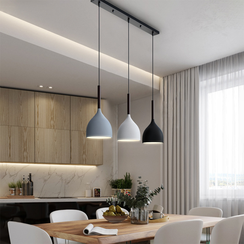 Modern Metal Triple Ceiling Lights