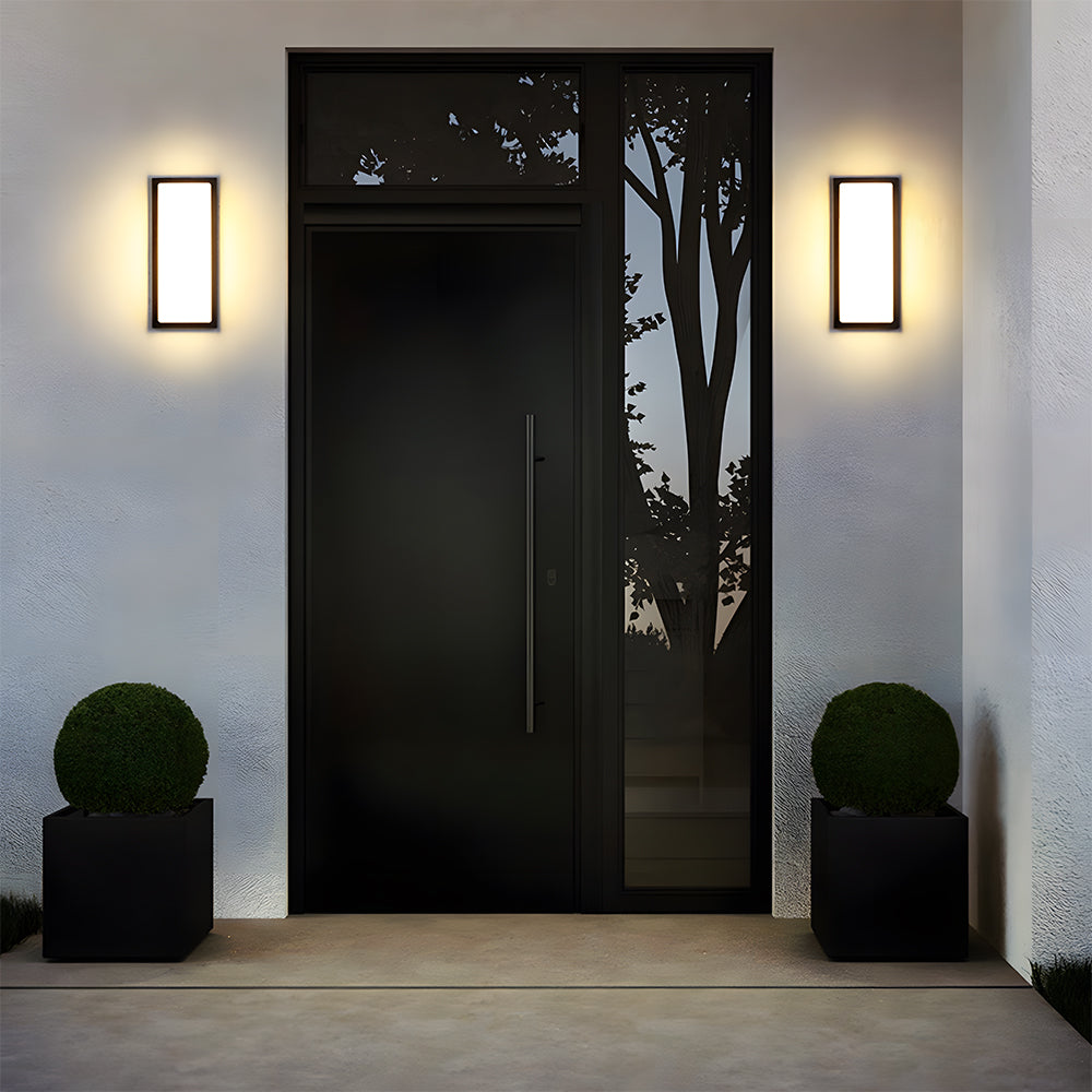 Modern Minimalist IP65 Waterproof Outdoor Wall Lights for Garden Patio