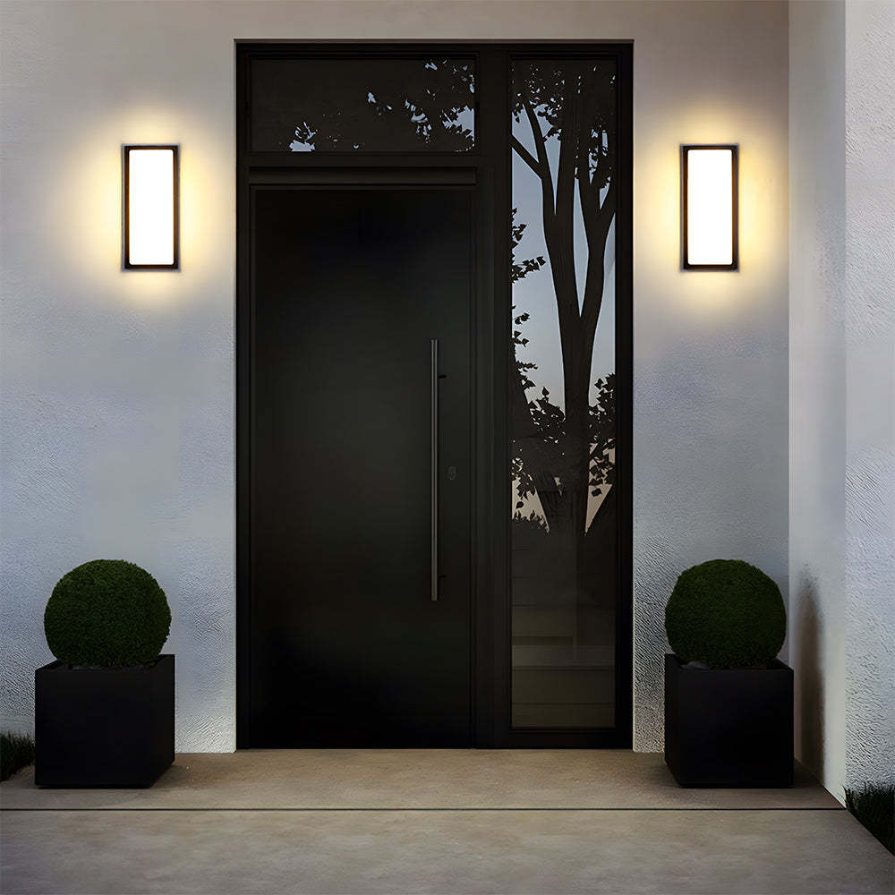 Modern Minimalist IP65 Waterproof Outdoor Wall Lights for Garden Patio