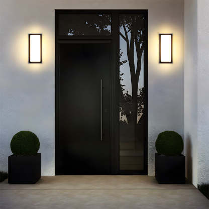 Modern Minimalist IP65 Waterproof Outdoor Wall Lights for Garden Patio