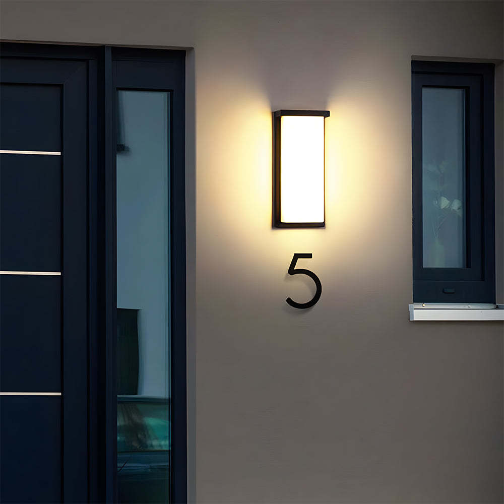 Modern Minimalist IP65 Waterproof Outdoor Wall Lights for Garden Patio