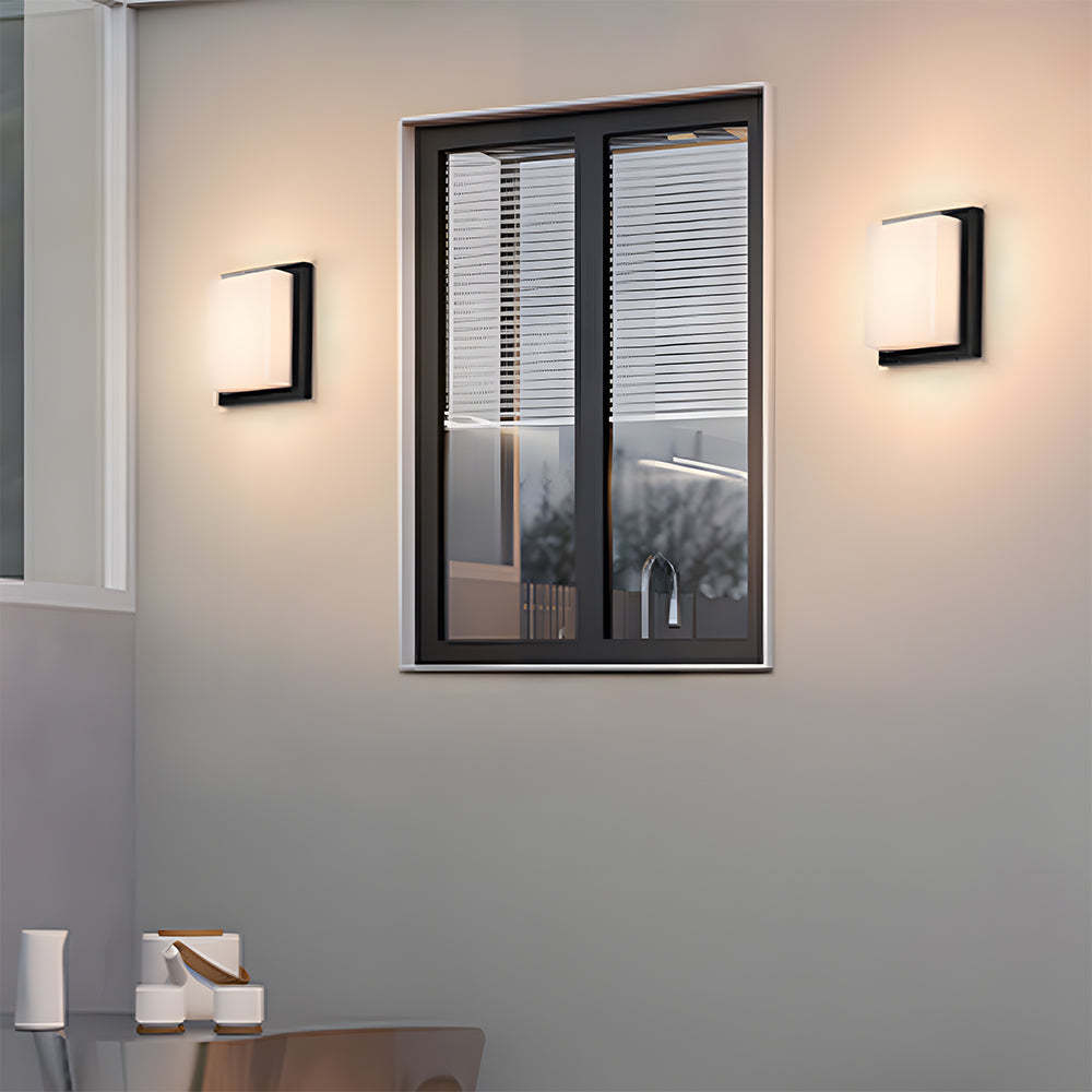 Modern Minimalist IP65 Waterproof Outdoor Wall Lights for Garden Patio