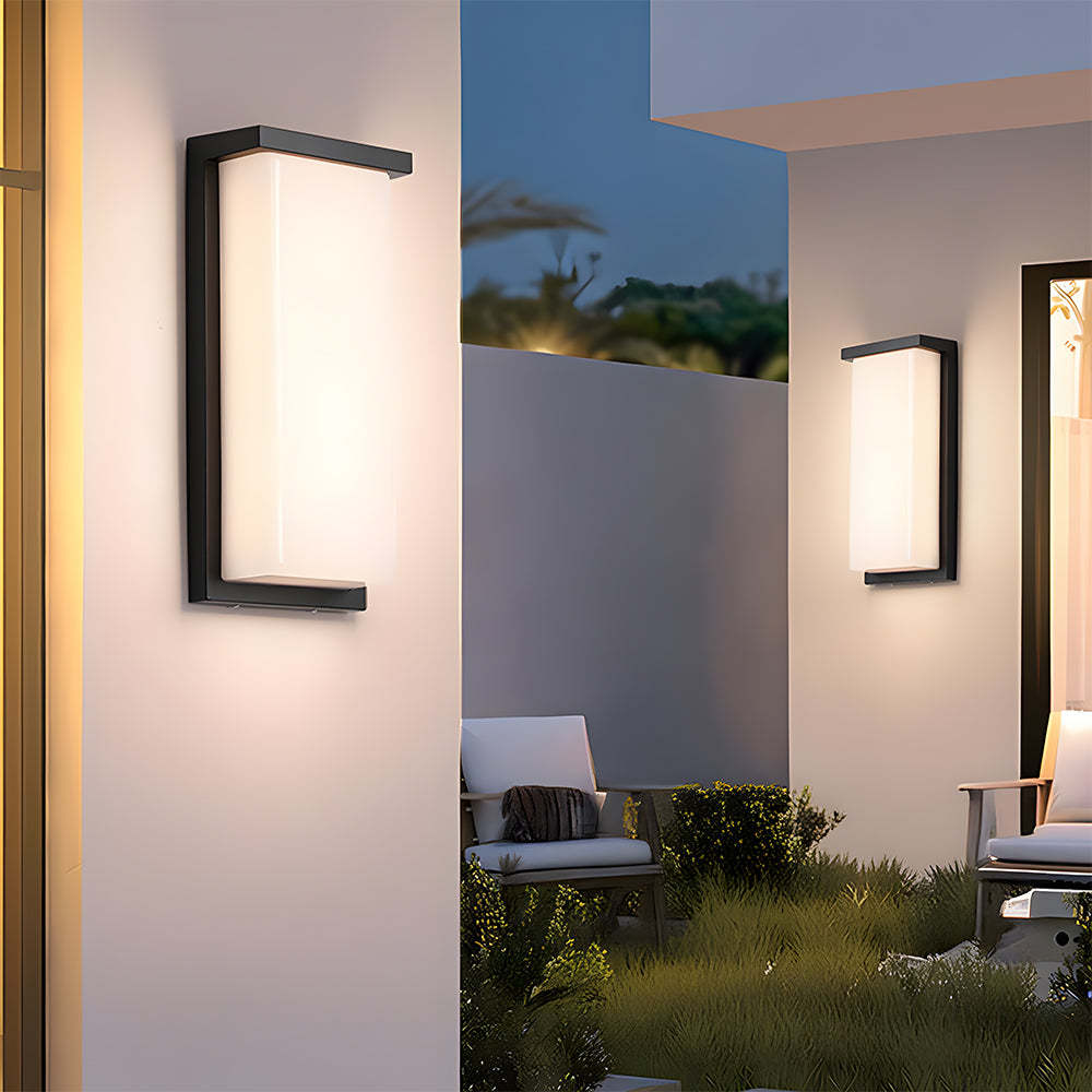 Modern Minimalist IP65 Waterproof Outdoor Wall Lights for Garden Patio