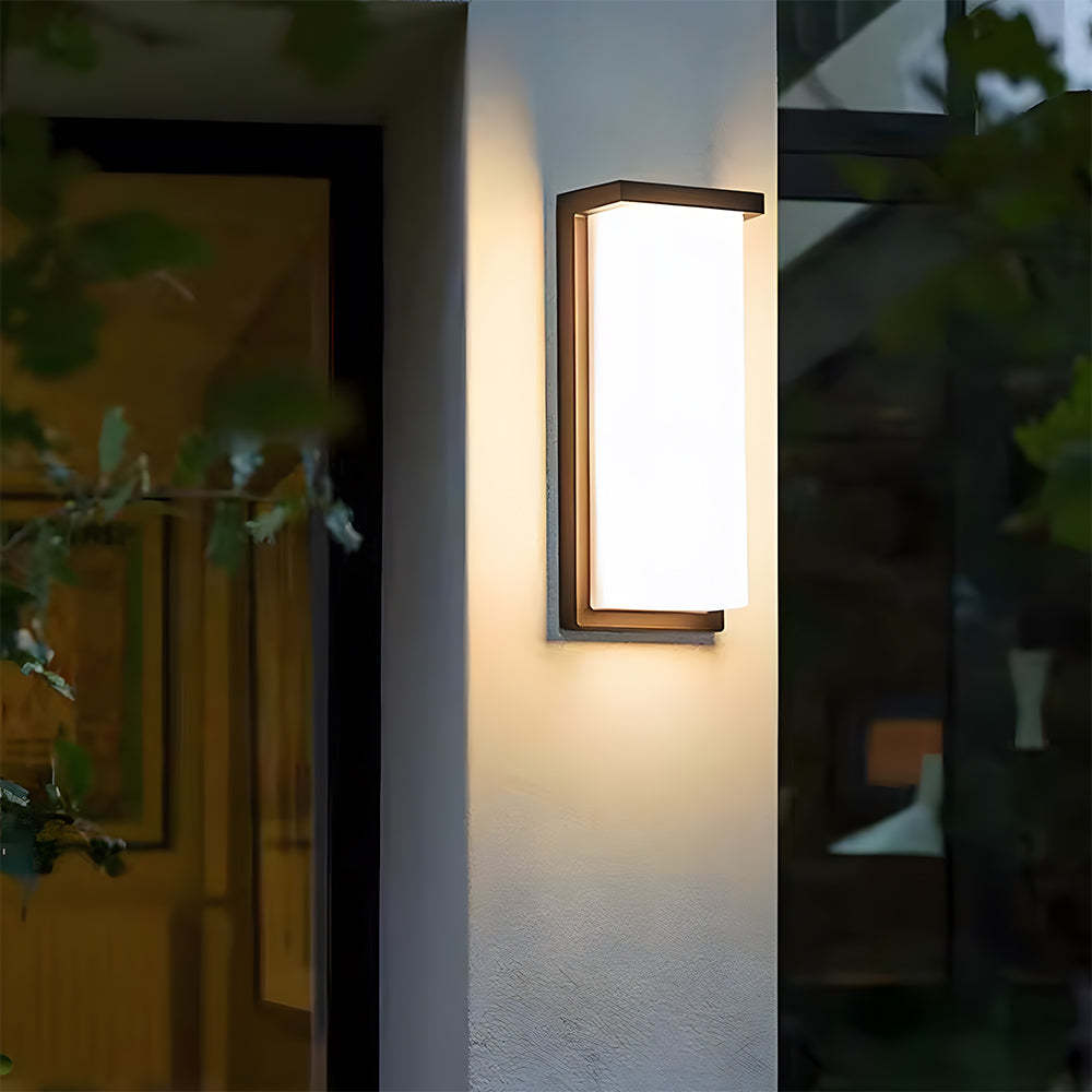 Modern Minimalist IP65 Waterproof Outdoor Wall Lights for Garden Patio