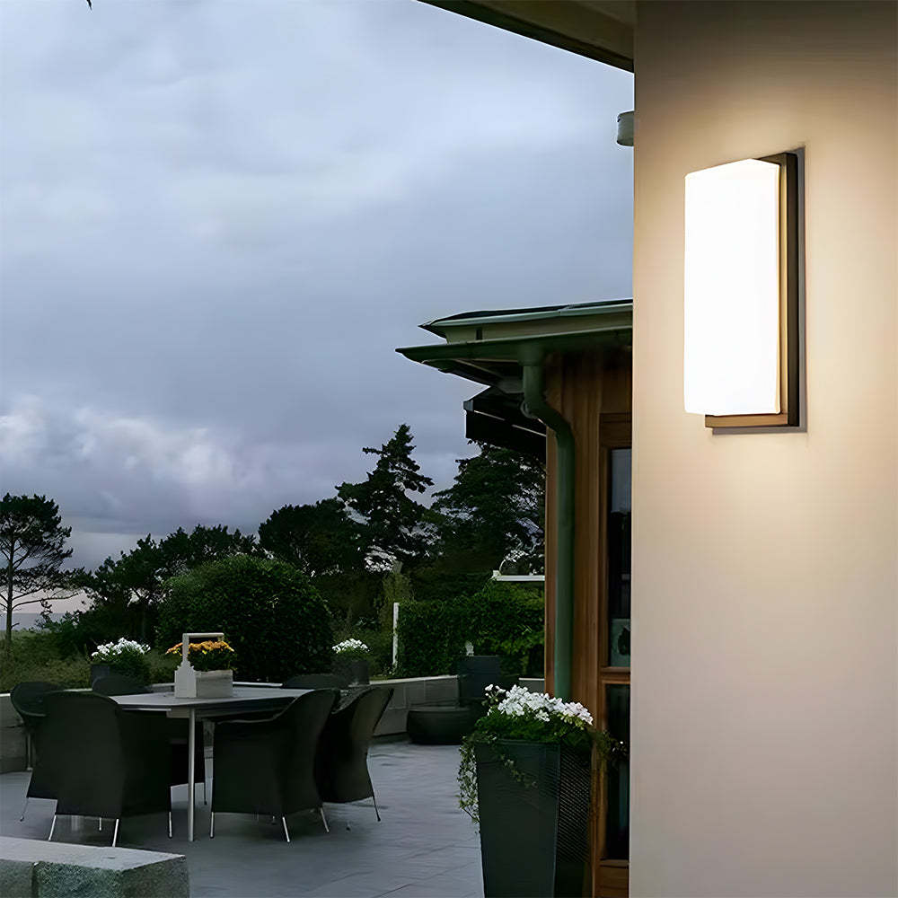 Modern Minimalist IP65 Waterproof Outdoor Wall Lights for Garden Patio