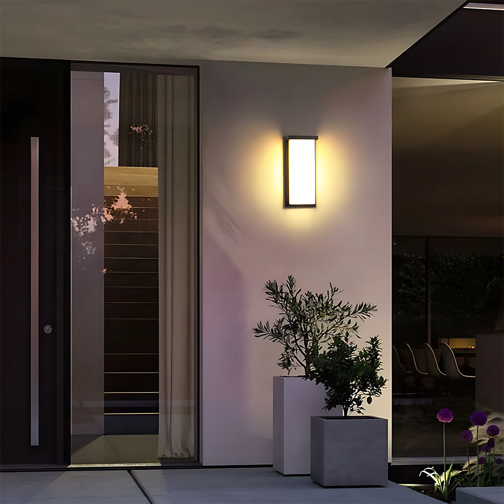 Modern Minimalist IP65 Waterproof Outdoor Wall Lights for Garden Patio