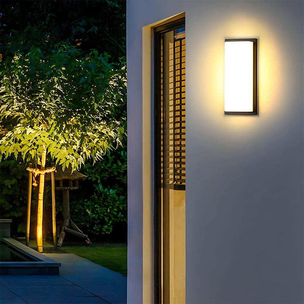 Modern Minimalist IP65 Waterproof Outdoor Wall Lights for Garden Patio