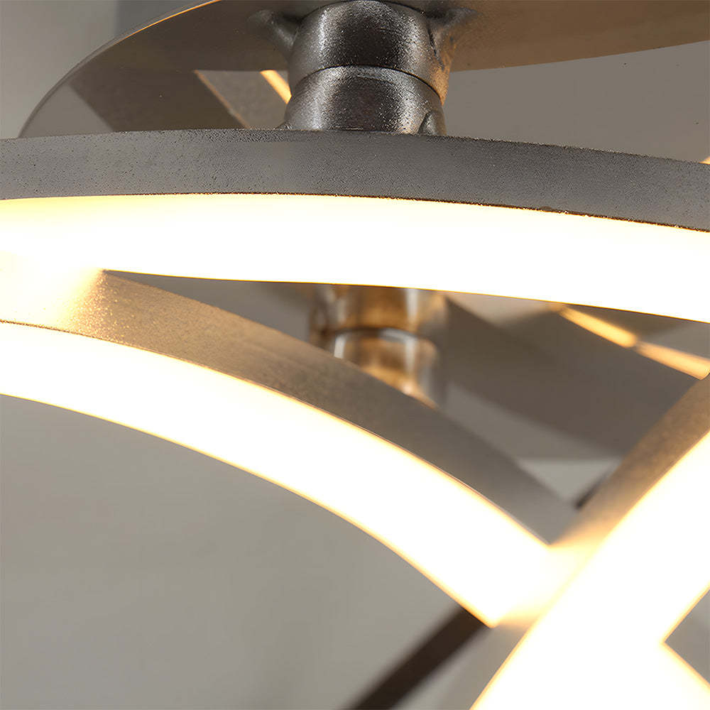 Nordic Creativity Trident Arc Bedroom LED Ceiling Light