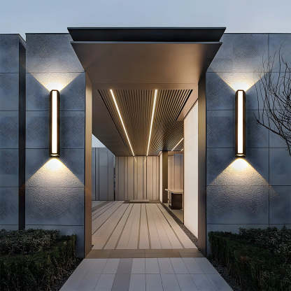 Modern IP65 Long Strip LED Wall Light
