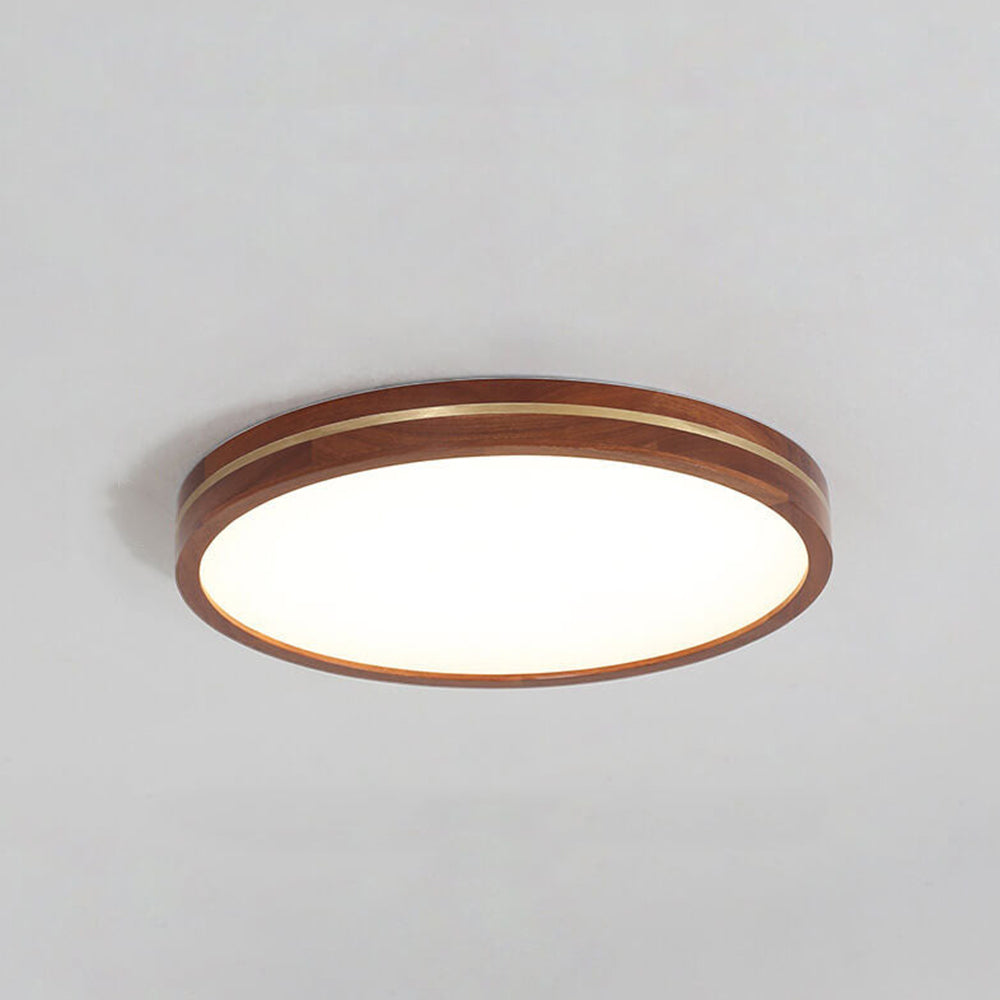 Modern Round Brown LED Ceiling Light