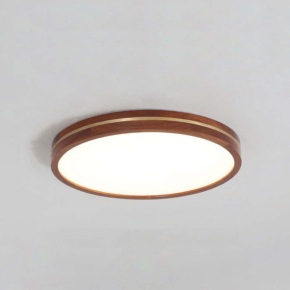 Modern Round Brown LED Ceiling Light