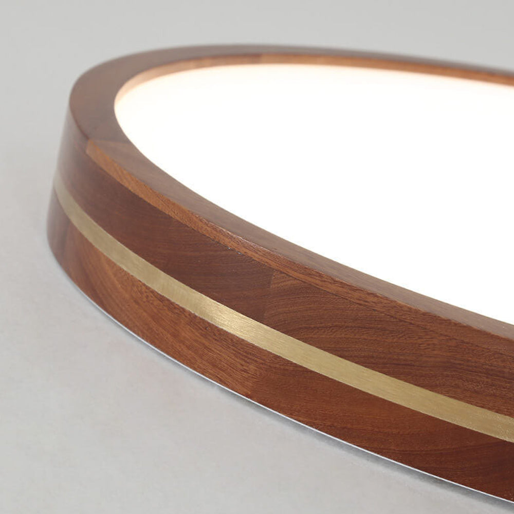 Modern Round Brown LED Ceiling Light