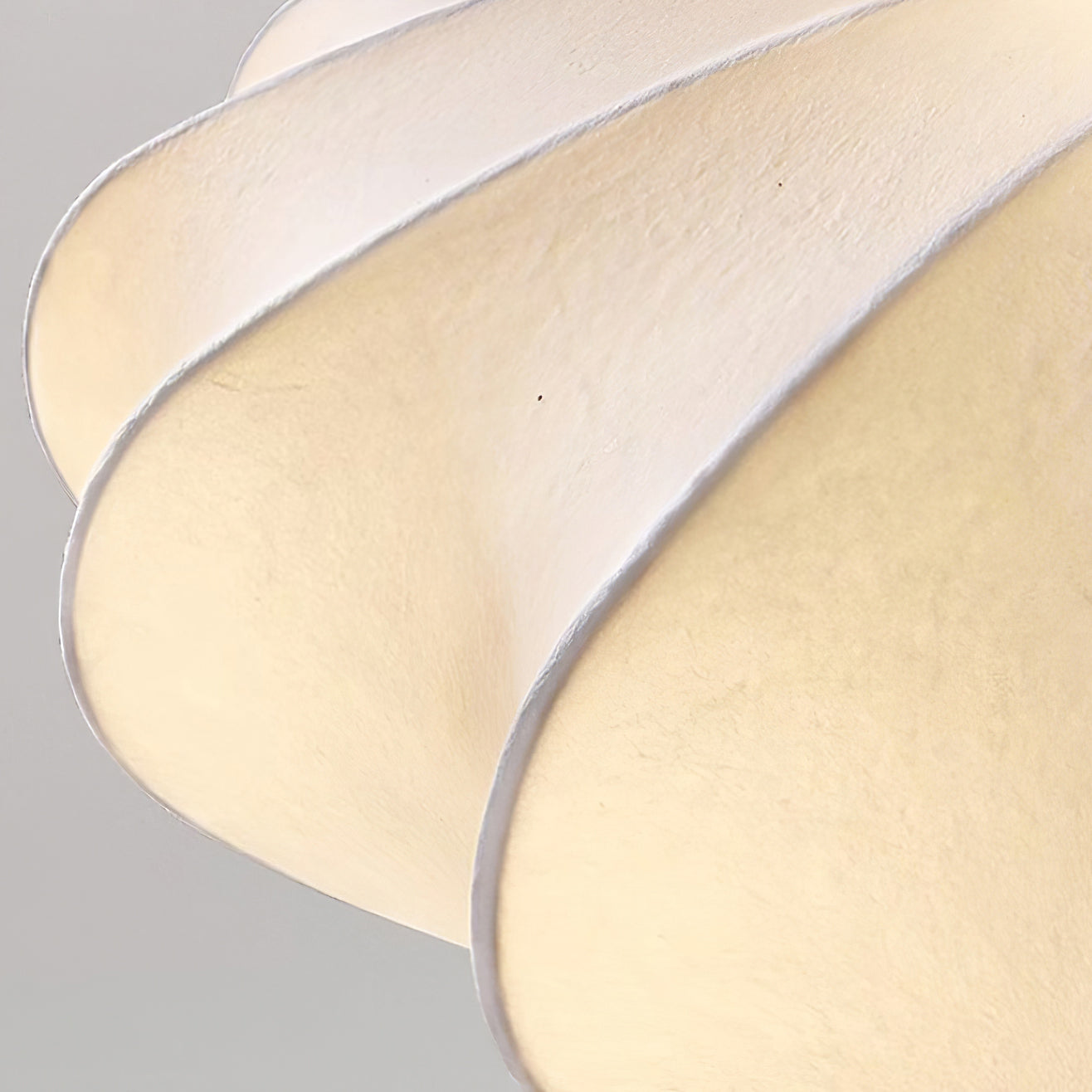 White Silk Flush Mount Ceiling Light -Homdiy