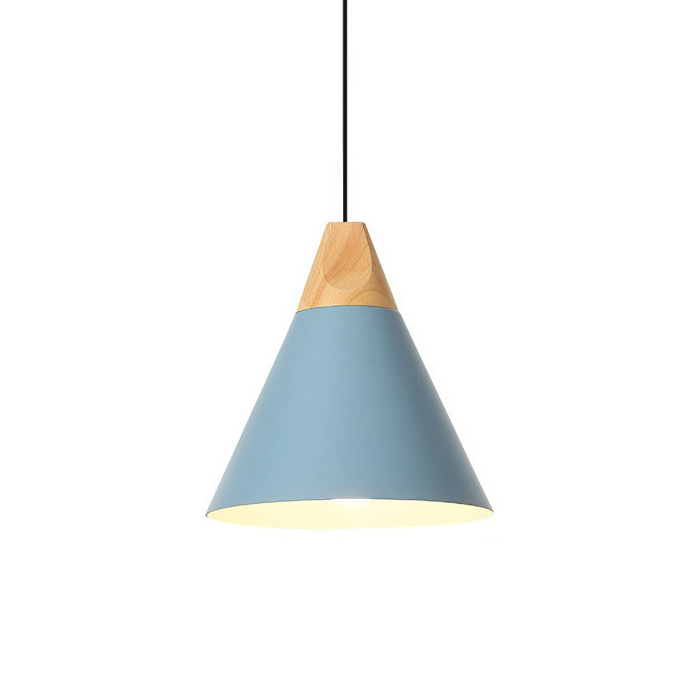 Wood Minimalist Farmhouse Pendant Light