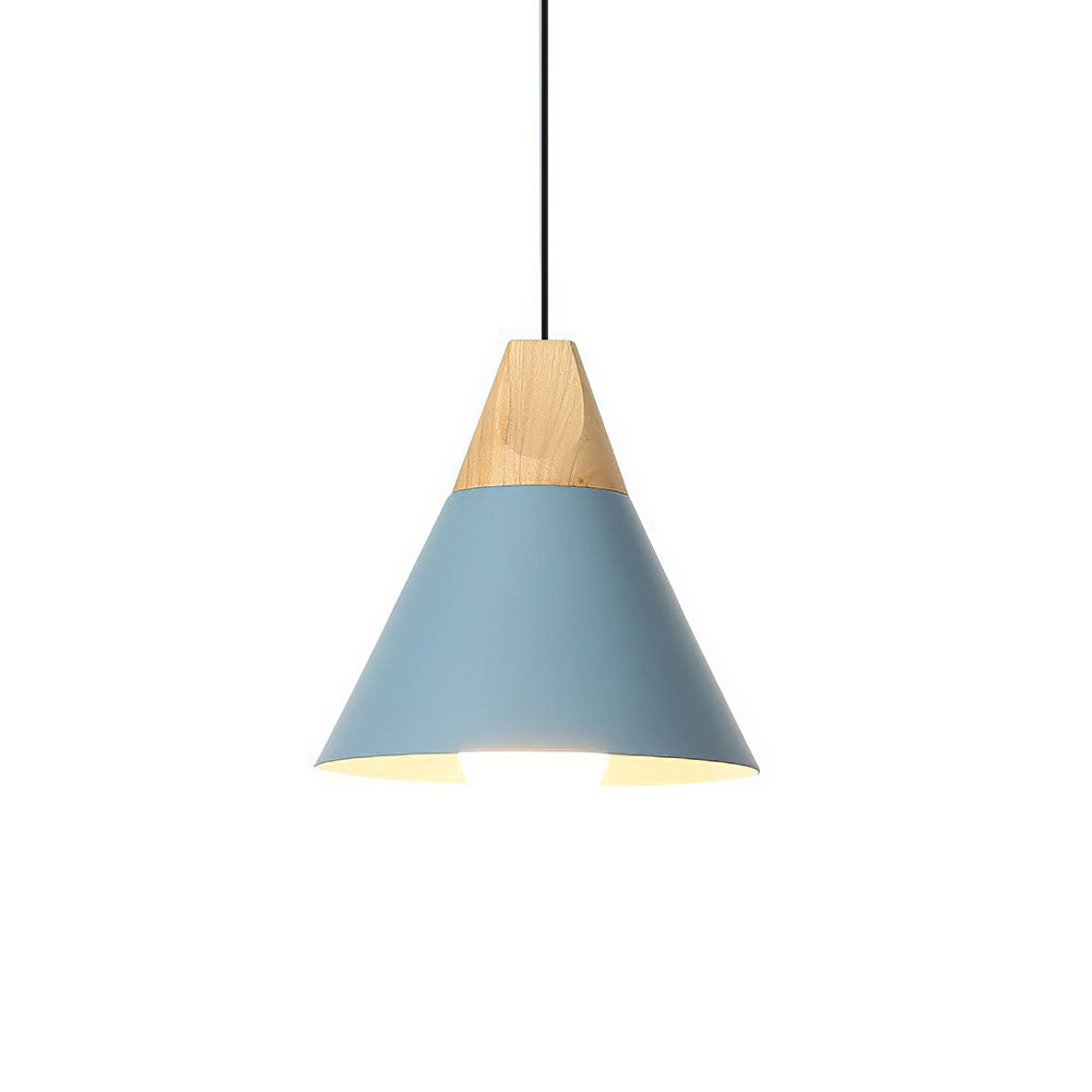 Wood Minimalist Farmhouse Pendant Light