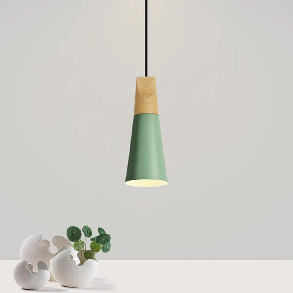 Wood Minimalist Farmhouse Pendant Light