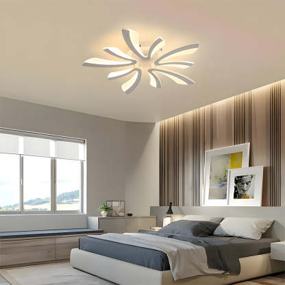 Nordic Acrylic Petal LED Ceiling Light for Living Room