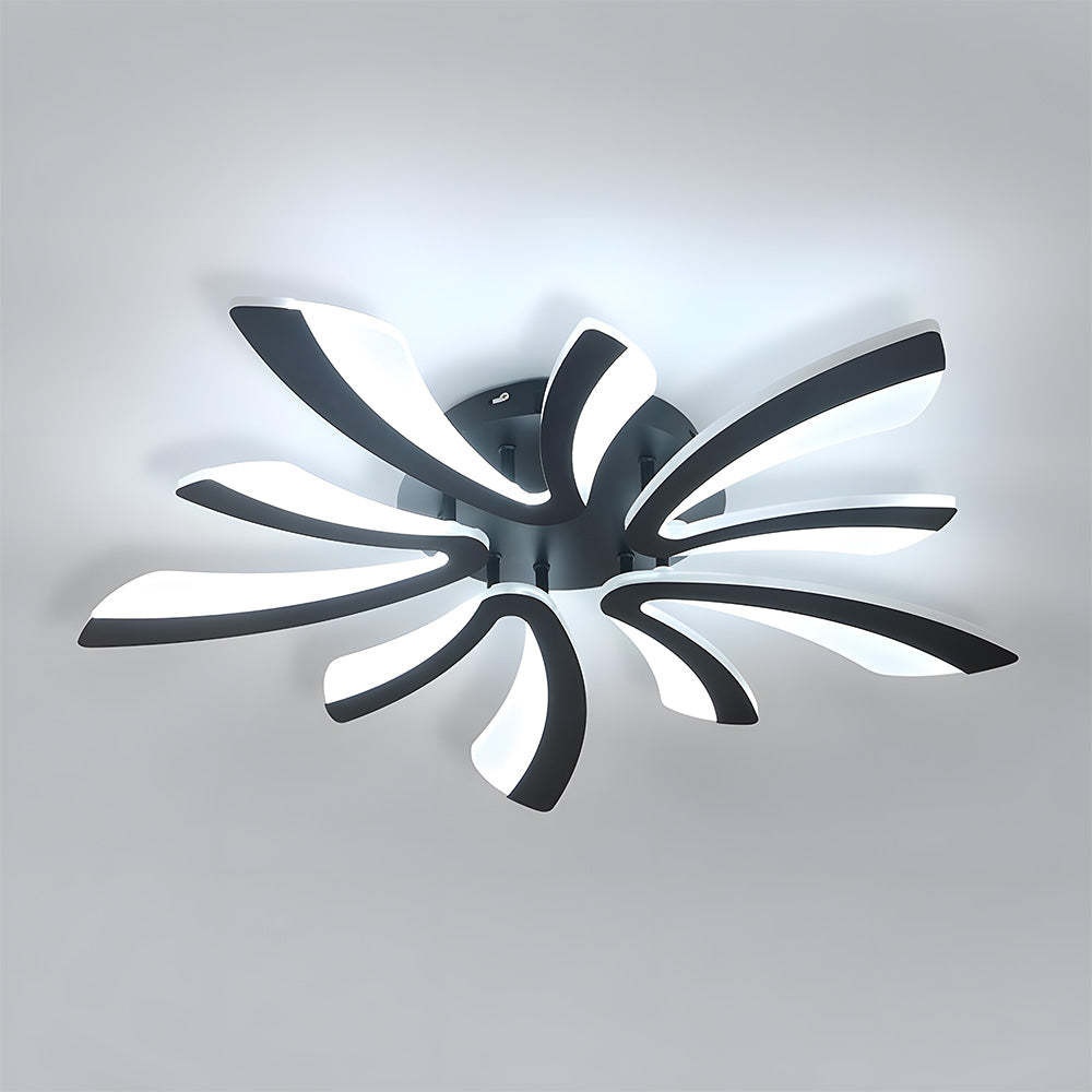 Nordic Acrylic Petal LED Ceiling Light for Living Room