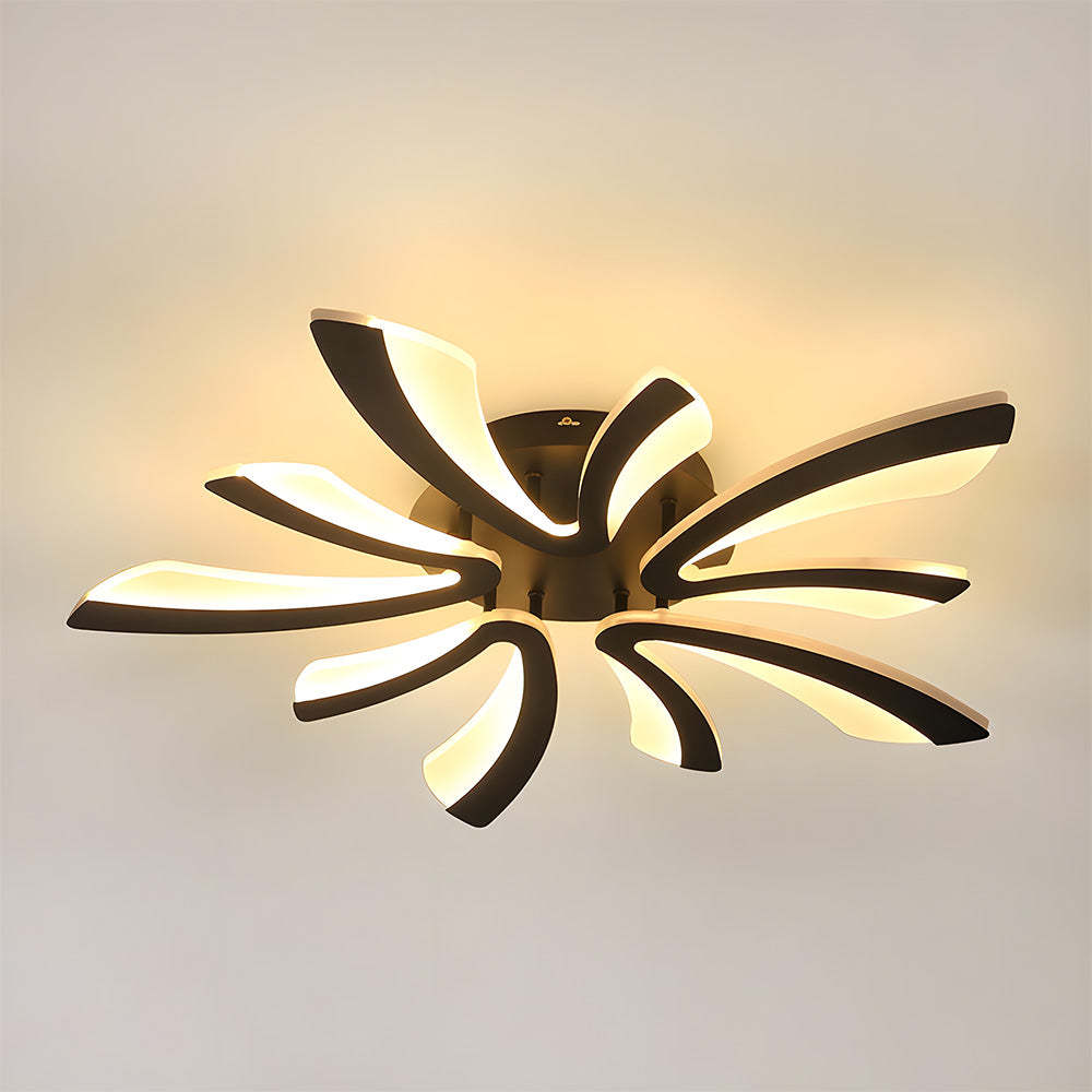 Nordic Acrylic Petal LED Ceiling Light for Living Room