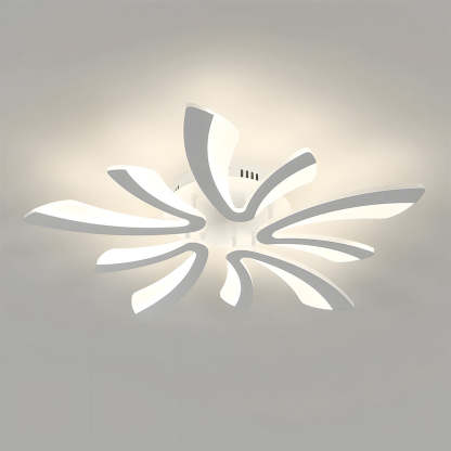 Nordic Acrylic Petal LED Ceiling Light for Living Room