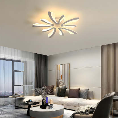 Nordic Acrylic Petal LED Ceiling Light for Living Room