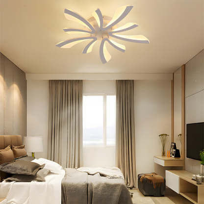 Nordic Acrylic Petal LED Ceiling Light for Living Room