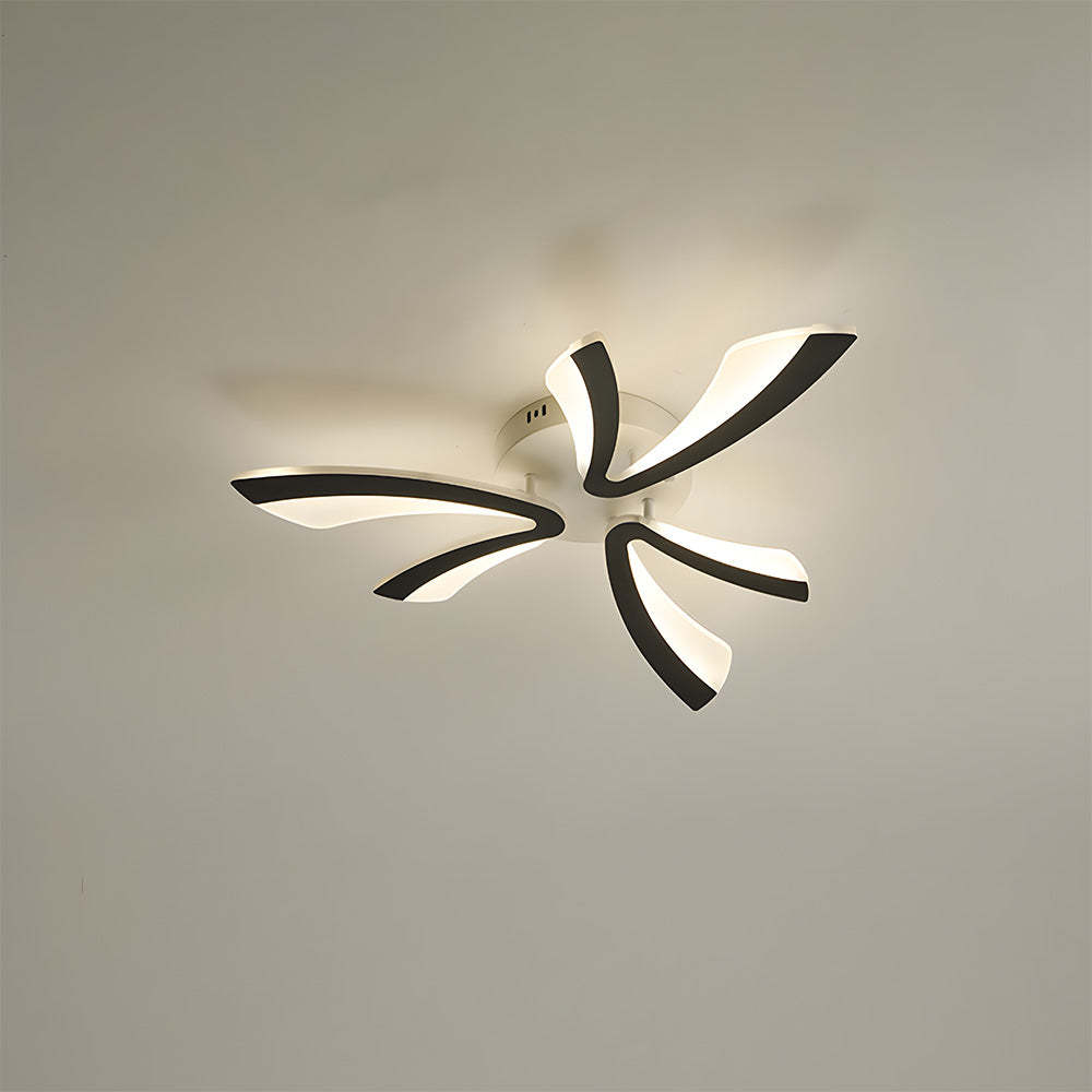Nordic Acrylic Petal LED Ceiling Light for Living Room
