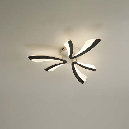 Nordic Acrylic Petal LED Ceiling Light for Living Room