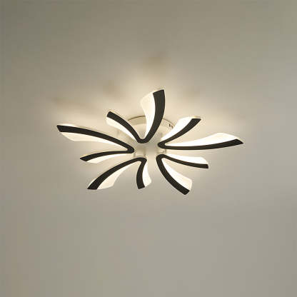 Nordic Acrylic Petal LED Ceiling Light for Living Room