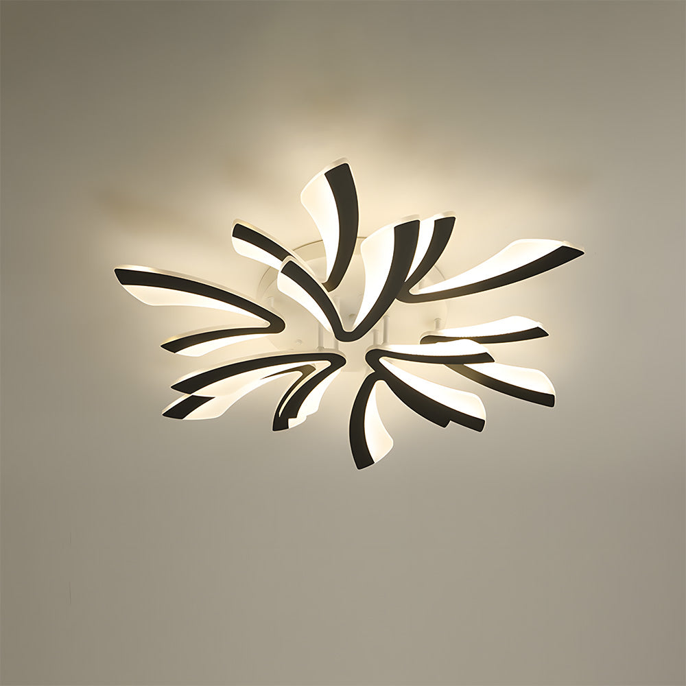 Nordic Acrylic Petal LED Ceiling Light for Living Room