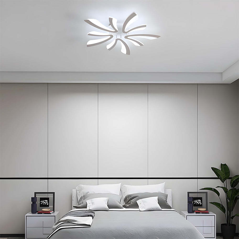 Nordic Acrylic Petal LED Ceiling Light for Living Room