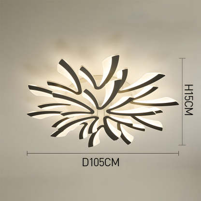 Nordic Acrylic Petal LED Ceiling Light for Living Room