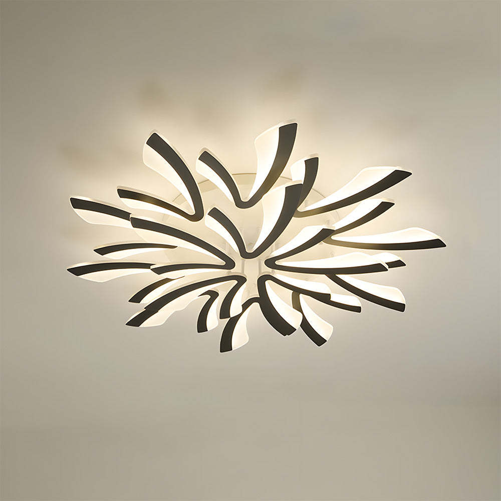 Nordic Acrylic Petal LED Ceiling Light for Living Room