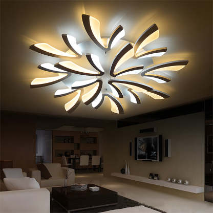 Nordic Acrylic Petal LED Ceiling Light for Living Room