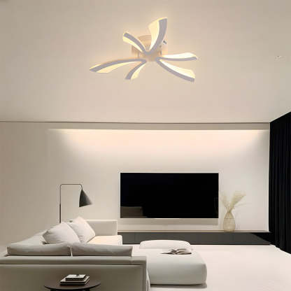 Nordic Acrylic Petal LED Ceiling Light for Living Room