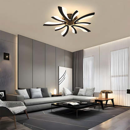 Nordic Acrylic Petal LED Ceiling Light for Living Room