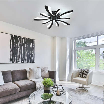 Nordic Acrylic Petal LED Ceiling Light for Living Room