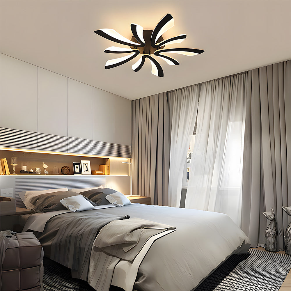 Nordic Acrylic Petal LED Ceiling Light for Living Room