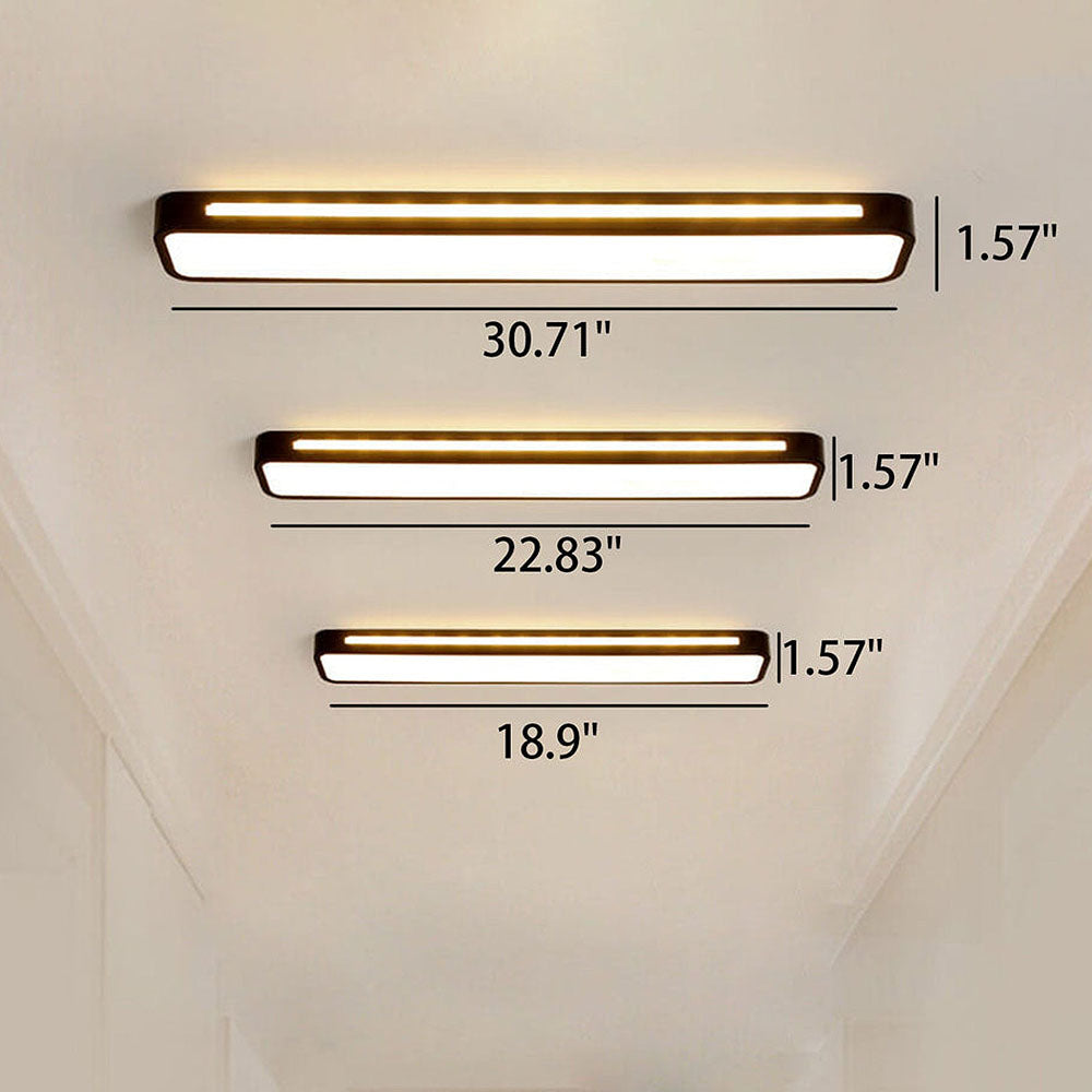 Nordic Minimalist Long LED Ceiling Light