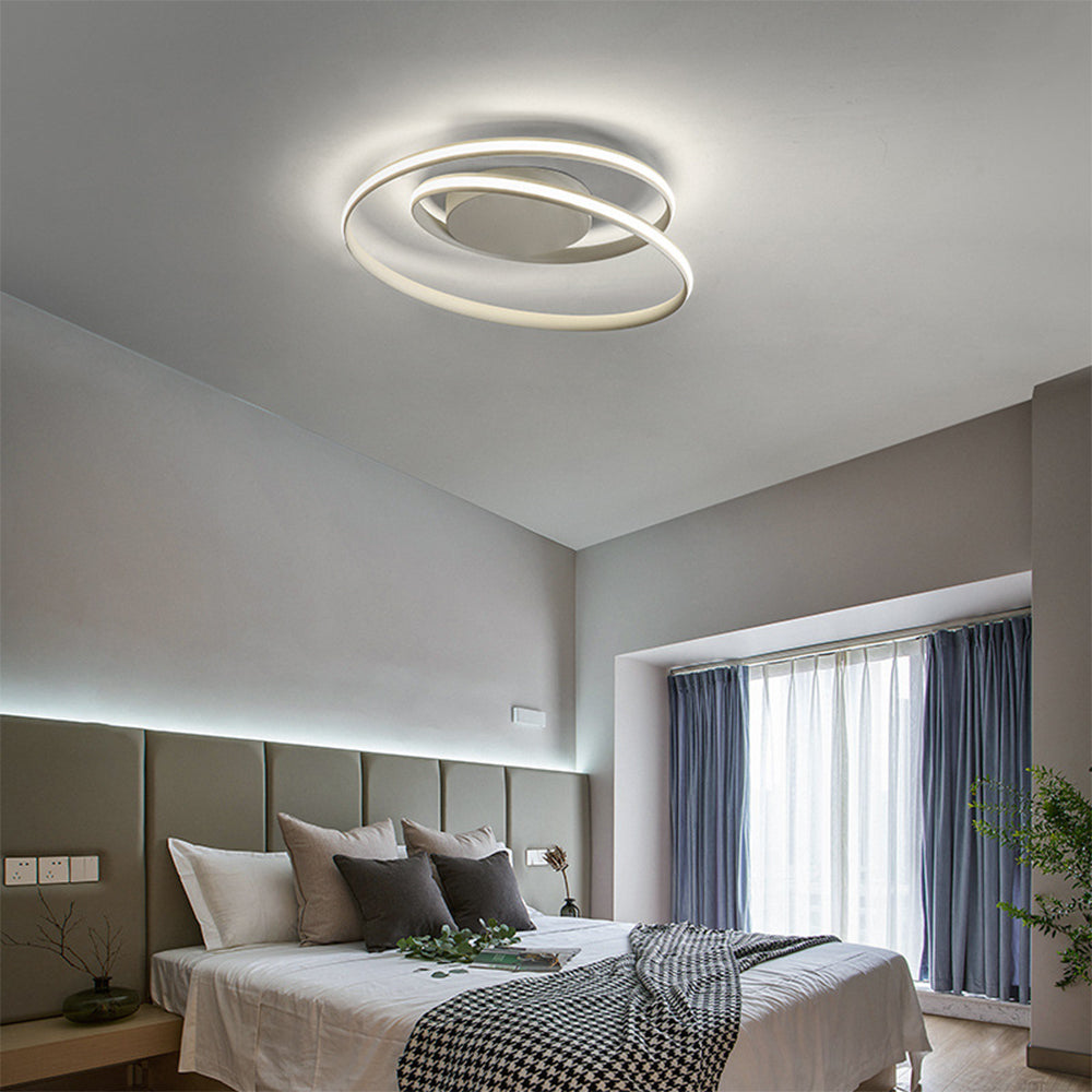 Homdiy Flush Mount Ceiling Light Nordic Round Modern Ceiling Lamp for Living Room