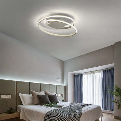 Homdiy Flush Mount Ceiling Light Nordic Round Modern Ceiling Lamp for Living Room