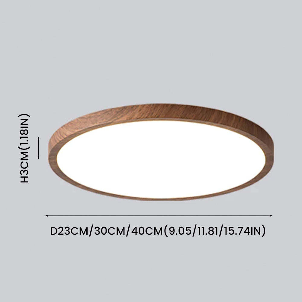 Wooden LED Ceiling Light for Bedroom