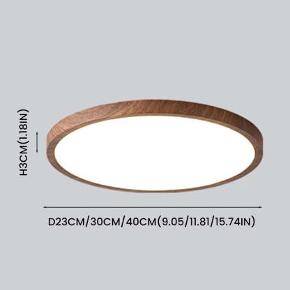 Wooden LED Ceiling Light for Bedroom