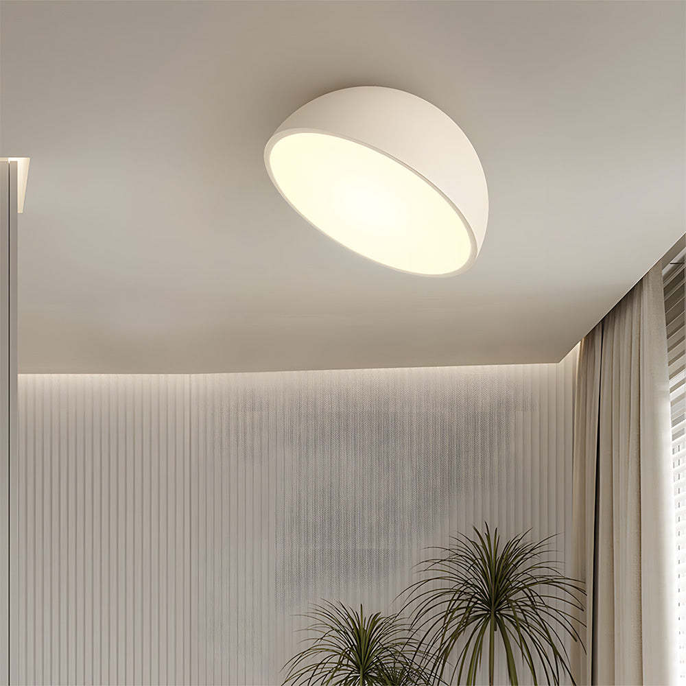Nordic Minimalist Round Iron LED Ceiling Light for Living Room