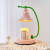 Homdiy Table Lamp Modern Glass Pink Cute Bedroom Warming Candle Lamp