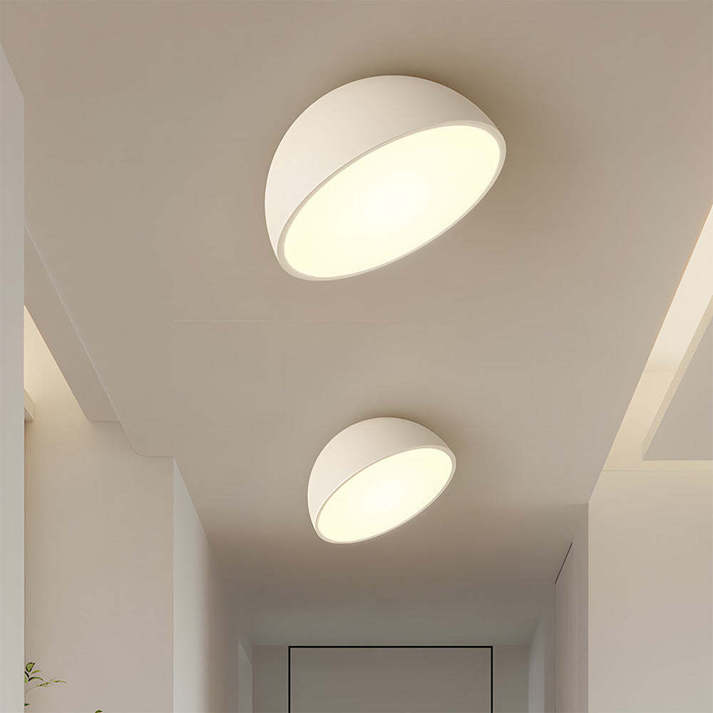 Nordic Minimalist Round Iron LED Ceiling Light for Living Room
