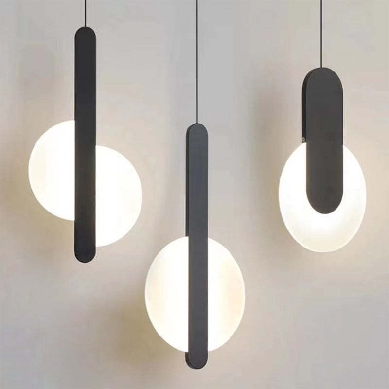 Modern Acrylic Led Pendant Light for Bedroom Bedside -Homdiy